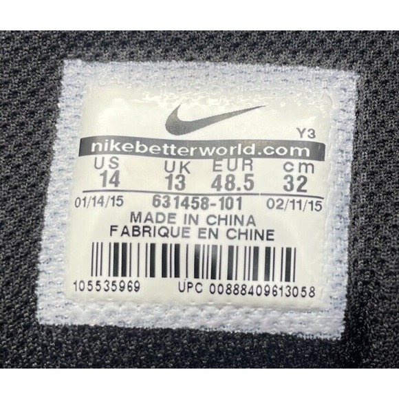 Nike Zoom Vapor 9.5 Tour White Black Federer Rafa Tennis 631458 Mens Size 14 main image 12